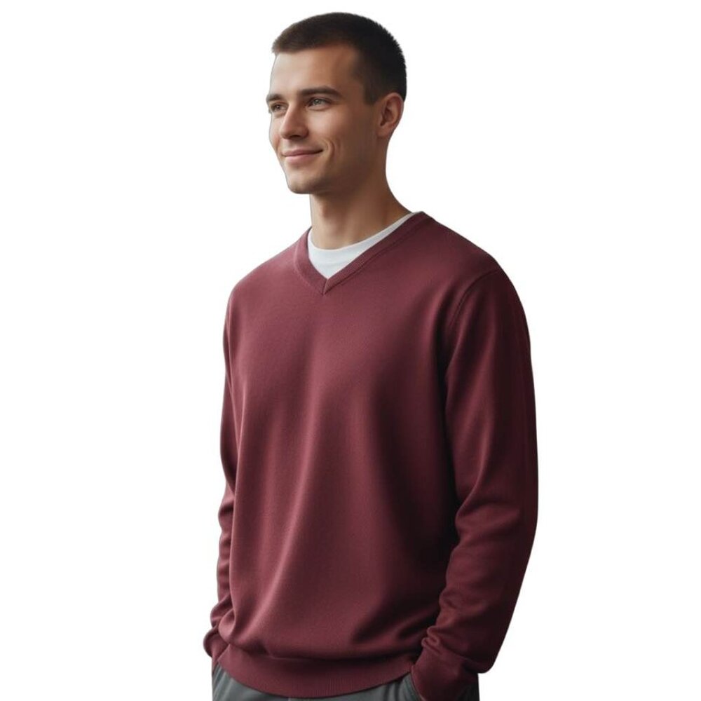 VTG Frenzi Golf Maroon Performance Wear Lined Pullover. Wind Water‎ Resistant XL